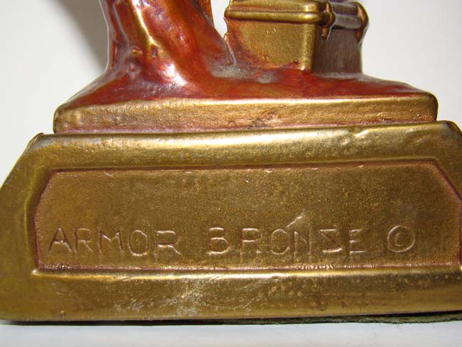 A pair of swashbuckler Pirate bookends made by Armor Bronze Company in 1926 — image 3
